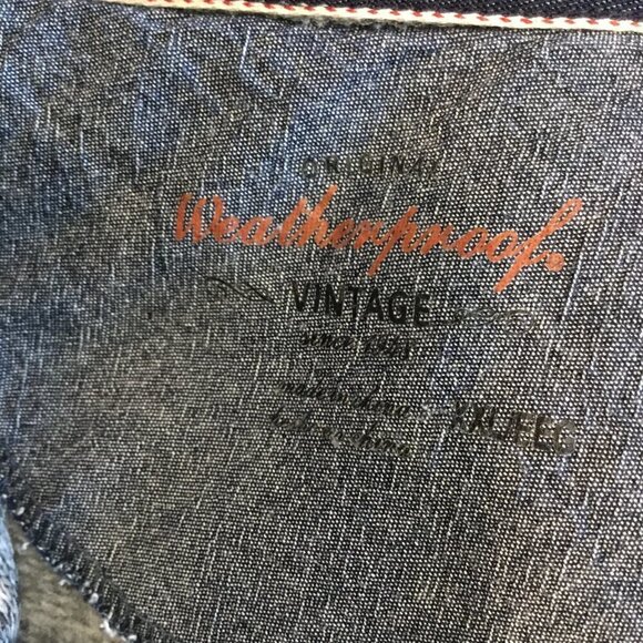 Weatherproof Men's Vintage Quarter Zip Pullover Sweater Size XXL in Gray Golf - Picture 7 of 9